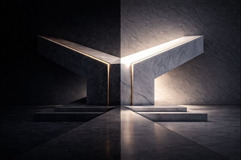 Die Gabelung / Waage